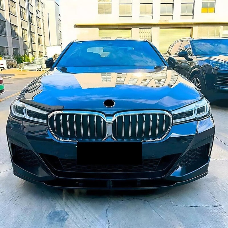 NeespoC Front Bumper Lip Splitter Spoiler Fit for BMW 5 Series G30 LCI M Sport M550i/ 530e/ 530i/ 540i 2020 2021 2022 2023 Painted Gloss Black Accessories Air Chin Body Kit - Image 3